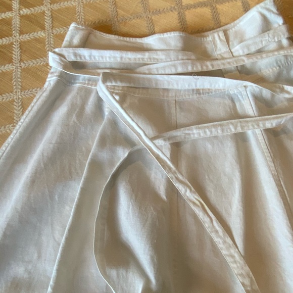 Light cream linen skirt - Picture 5 of 9